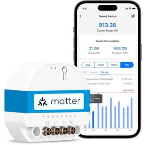 Meross Smart Wi-Fi In-Wall Switch (4 pack) kép