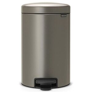 Brabantia NewIcon pedálos szemetes, 12 l, platina színű kép