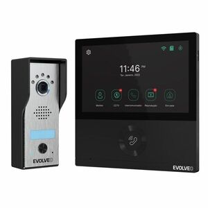 EVOLVEO DoorPhone AHD7, fekete monitor kép
