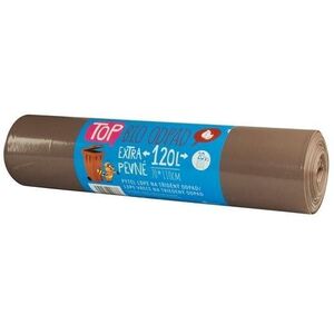 VIPOR LDPE Top biohulladékhoz 120 l, 20 db, barna kép