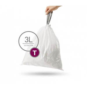 Simplehuman T típusú szemeteszsák, 3l, 40 db kép