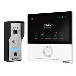 EVOLVEO DoorPhone AHD7, fehér monitor kép
