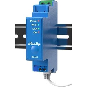 Shelly Pro 1, kapcsolómodul DIN-sínre, WiFi, LAN kép