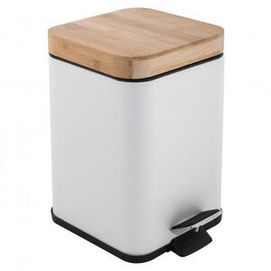 DuraHome Loreto 43952, 3 l, szögletes, bambusz fedéllel, fehér kép