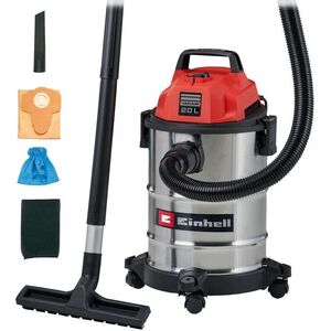 EINHELL TC-VC 2045 S Nedves és száraz ipari porszívó, 2347410 kép