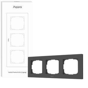 AQARA Switch Frame H2 EU (3-gang) (FE-X02DG), szürke kép