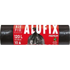 ALUFIX Prémium, fekete, 120 l, 10 darab kép