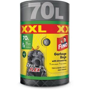 FINO Zeus FLEX összehúzható zsákok 35µm, 70 l, 21 darab kép