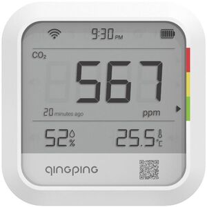 QINGPING CO2 & Temperature & RH Monitor kép