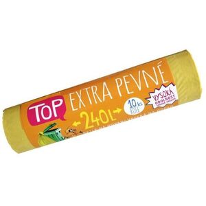 VIPOR LDPE Top Extra szilárd 240 l, 10 db, sárga kép