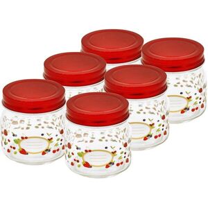 Toro Befőttesüveg tetővel, 250 ml, 6 darab, gyümölcs kép