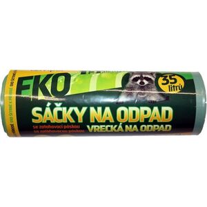 VIPOR LDPE Eko szalaggal 35 l, 15 db, zöld kép