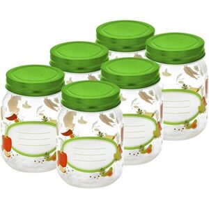 Toro Befőttesüveg tetővel, 380 ml, 6 darab, zöldség kép