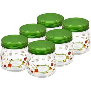 Toro Befőttes üveg tetővel, 250 ml, 6 darab, zöldség kép