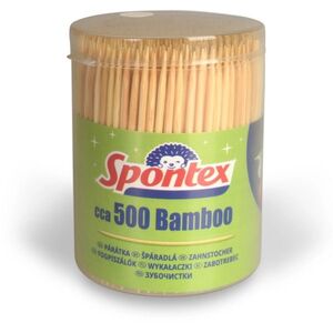 SPONTEX Bambusz fogpiszkáló 500 db kép