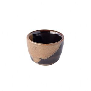 Made in Japan Szaké csésze 30 ml barna/fekete kerámia kép