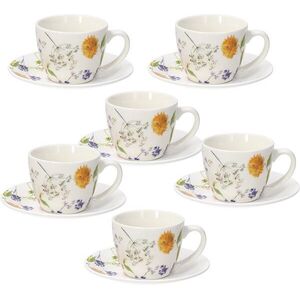 Tognana IRIS AUDREY kávéscsészekészlet csészealjakkal, 6 db, 80 ml kép