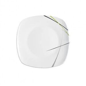 Orion Szögletes porcelán desszertes tányér GREEN kép