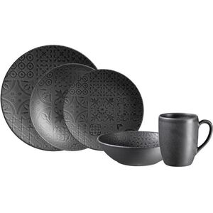 Mäser TRAD. TILES SCHWARZ Étkészlet 10 db kép