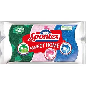 SPONTEX Sweet Home viszkóz szivacs, 3 darab kép