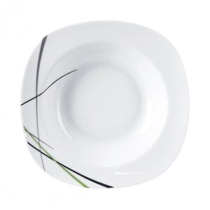 Orion Szögletes porcelán mélytányér GREEN kép