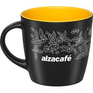 AlzaCafé, kerámia, 320 ml - fekete kép