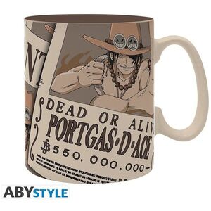 One Piece - Wanted Ace - bögre kép
