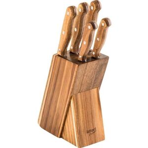 LAMART Wood LT2080 5 darabos késkészlet fa tartóban kép