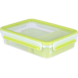 TEFAL MasterSeal TO GO 1.2 l négyszögletes edény belső tárolóval és elkülönítő ráccsal K3100312 kép