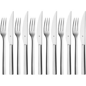 WMF Nuova 1291436046 steak evőeszközkészlet 12 db kép