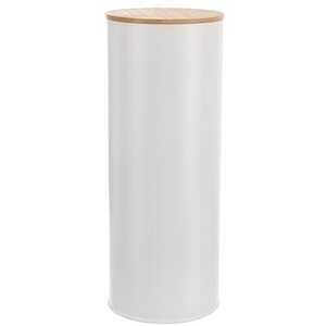 Orion Whiteline Spagetti tároló edény, fém/bambusz, 11 cm átmérőjű kép