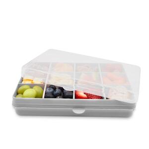 Melii Snackle Box, snack doboz, 1368 ml, szürke kép