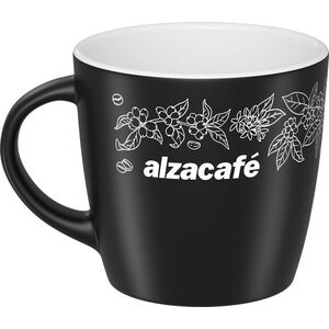 AlzaCafé eszpresszó, kerámia, fekete 100 ml kép