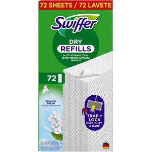 Swiffer Sweeper Dry, padlótra, 72 darab kép
