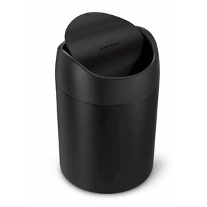 Simplehuman CW2100 mini asztali szemetes, 1, 5 l, matt fekete acél kép