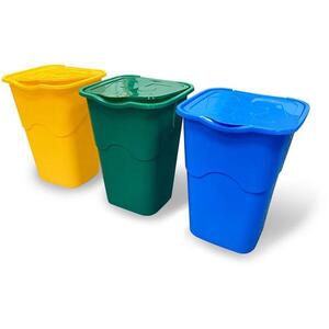 HEIDRUN Szemetes készlet, 3× 50 l kép