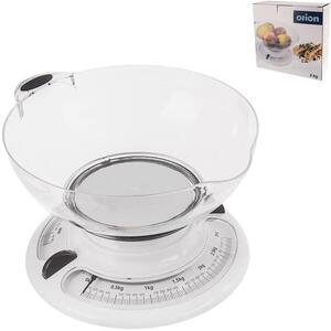 ORION Mechanikus mérleg 3 kg UH + tál 1, 4 l kép