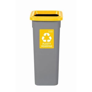 Igotrend, 713001 szemetes 20 l, FIT BIN szürke/sárga kép