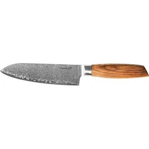 G21 Gourmet Damascus Santoku kés, zebrafa markolat, 17 cm kép