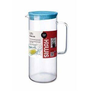 SIMAX džbán 1, 25 l s víkem tyrkys FRIDGE 2542/MT kép