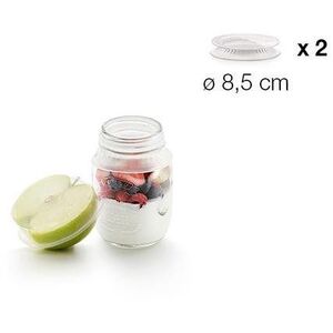 Lékué szilikon tetők élelmiszerhez, Reusable, átm. 8, 5 cm, 2 darab kép