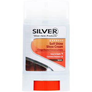 SILVER Cipőápoló csavaros tubusban - Barna 50 ml kép