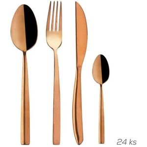 ORION COPPER rozsdamentes acél evőeszközkészlet, 24 db kép