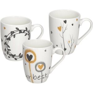 Tognana 6 db-os bögre készlet 330ml IRIS GOLDY kép