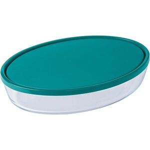 Pyrex Pekáč skleněný s víkem 3, 1 l oválný kép