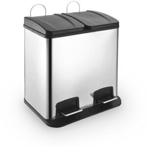 ORION Rozsdamentes acél szemetes / UH DUO szelektív 2 x 30 l kép