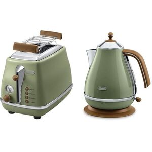 De'Longhi Icona Vintage reggeliző kollekció - zöld (KBOV2001. GR & CTOV2103. GR) kép