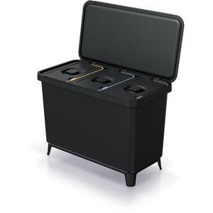 Prosperplast Systema 3 x 10 l fekete kép