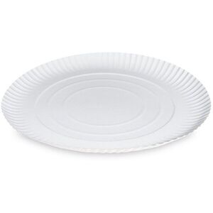 Wimex papírtányér készlet, átmérő 32 cm, mély, fehér - 50 db kép