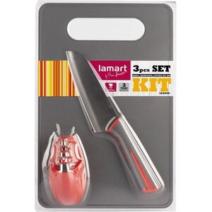 LAMART LT2099 kés, élező, vágódeszka szett kép